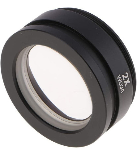 Lente Para Microscopio 2x Wd30 Auxiliar Da Objetiva 0