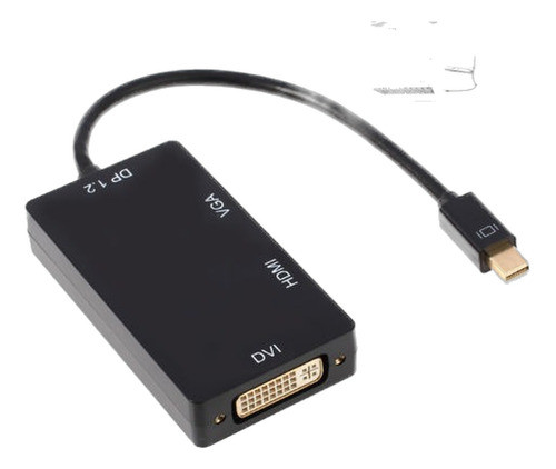 3 En 1 Mini Pantalla Puerto Thunderbolt Dp Cable Adaptador V 0