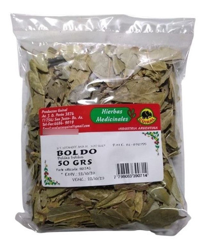 Infusion De Boldo En Hojas Guiral X 50 G 0
