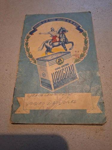Antigua Libreta De Apuntes De Aceite Uruguay Año 1955 0