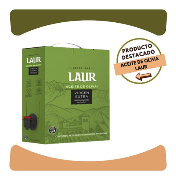 Aceite De Oliva Extra Virgen Laur Bag In Box 2 Lts Sin Tacc 0