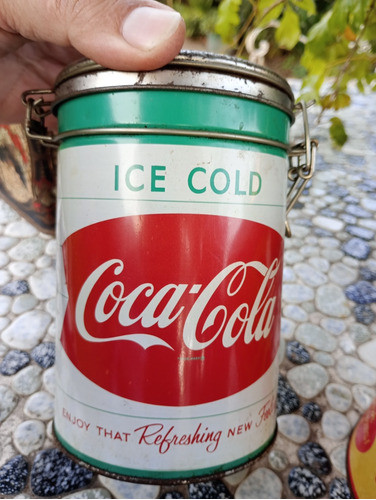 Lata Antigua Coca Cola Yerbera 0