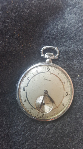 Reloj Bolsillo Condal 15 Rubis Funcionando Swiss Made 0