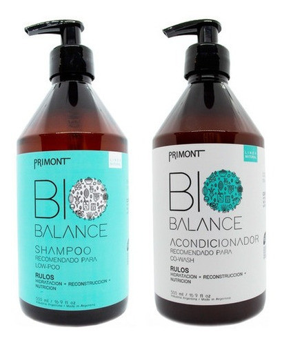 Primont Bio Balance Shampoo + Acondicionador Vegano Rulos 0