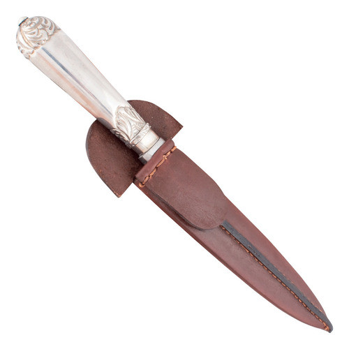 Cuchillo De Alpaca 14cm Acero Inox Vaina Vaqueta Cocida 0