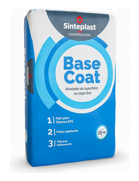 Base Coat X 25 Kg Sinteplast Eifs Steel Frame Nivelador Sup 0