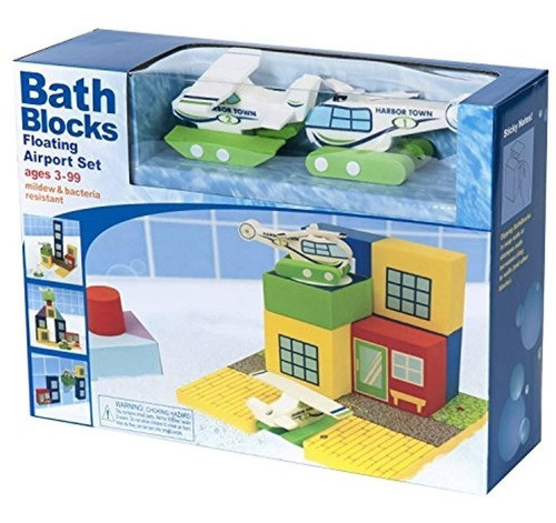 Set De Aeropuerto Flotante Bathblocks En Caja De Regalo 0