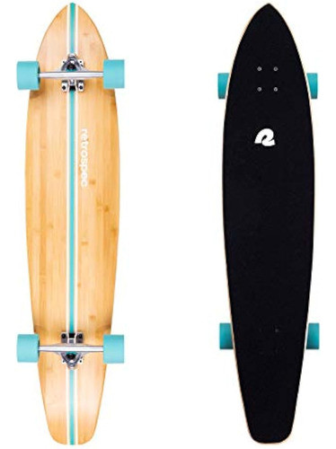 Retrospec - Patineta Zed Larga De Bambú, Estilo 0