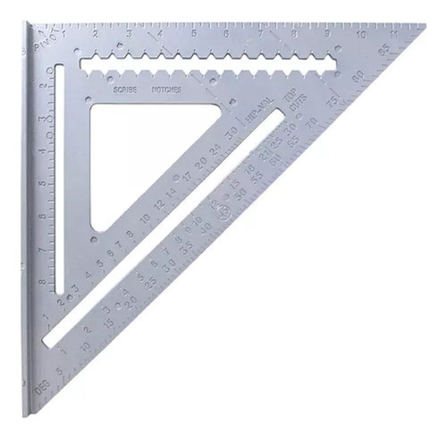 Escuadra Carpintero 30cm Gris Metalica - Tyt 0
