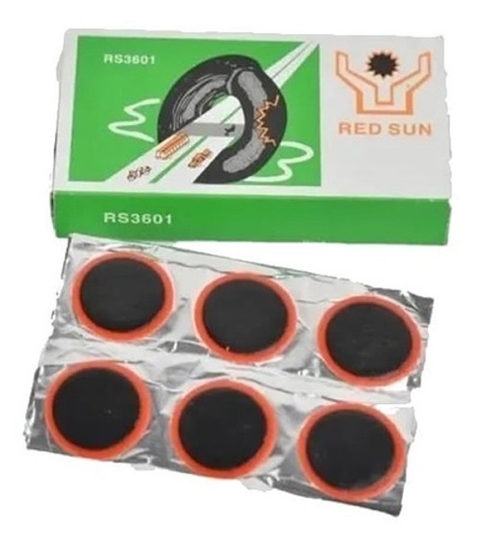 Parches P/ Reparar Camaras D/ Bici Redondos 50 U Caja Timalo 0