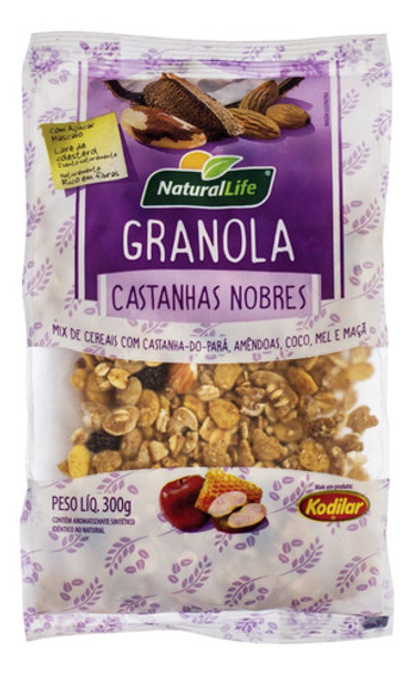 Granola Castanhas Nobres 300g Natural Life 0 Granola Castanhas Nobres 300g Natural Life 0