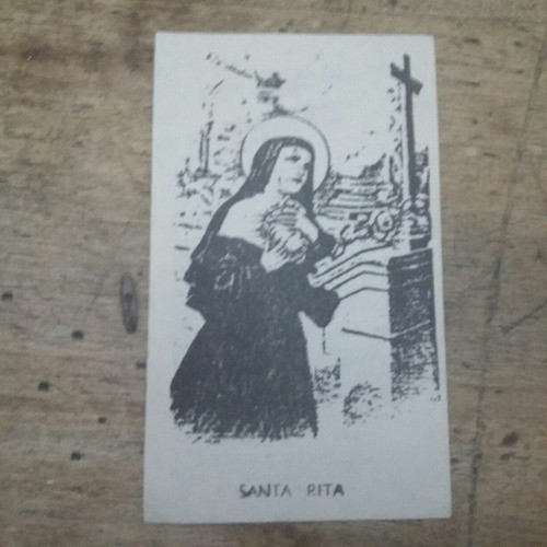 Estampita De Santa Rita 0