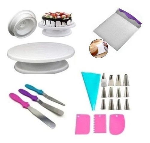 Set De Decoración Repostería Tortas Pasteles Mym Ventas 0