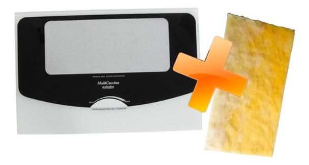 Vidrio De Horno Eskabe Multicuccina A2 - A3 + Lana De Vidrio 0