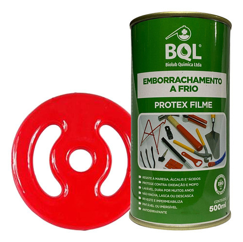 Protex Filme Vermelho Emborrachamento A Frio P/ Ferramentas 0