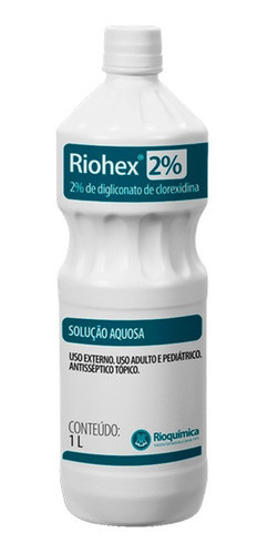 Antisseptico Topico Solucao Aquosa Clorexidina 2% Riohex 1l 0