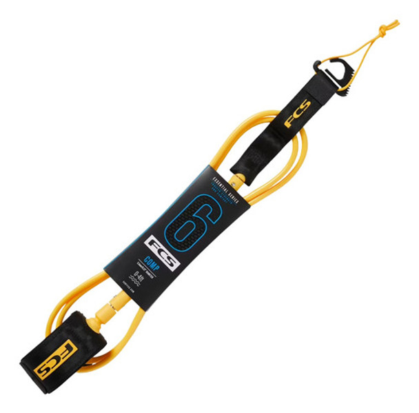 Leash Fcs 6' X 5,5mm Competição Mango Essential Series 0