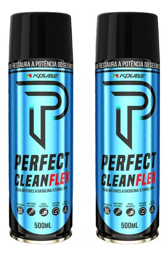Kit 2 Perfect Clean Flex Limpa Motor Via Tanque Koube 500ml 0
