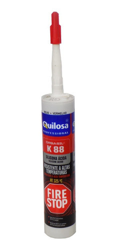 Fire Stop Sellador Quilosa K88 Alta Temperatura Calor 310ml 0