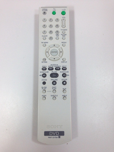Controle Remoto Dvd Sony Rmt-d175 Original M1 0