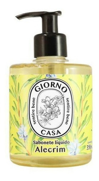 Sabonete Liquido Giorno Casa  Alecrim 350ml 0 Sabonete Liquido Giorno Casa  Alecrim 350ml 0