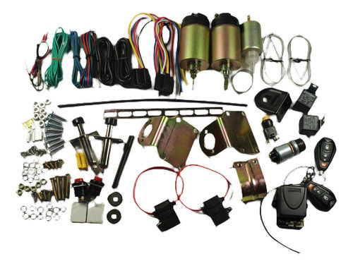 Afeitado 2 Puerta Manija Popper Kit 80 Lb Remoto Tronco Jueg 0