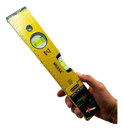 Nivel Aluminio 30cm Magnético - Herramienta De Construcción 0