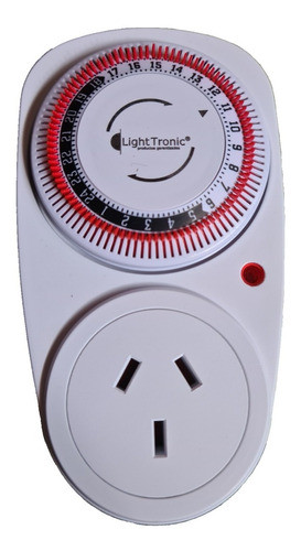 Timer Analogico Programable Reloj Enchufable 10amp Calidad 0
