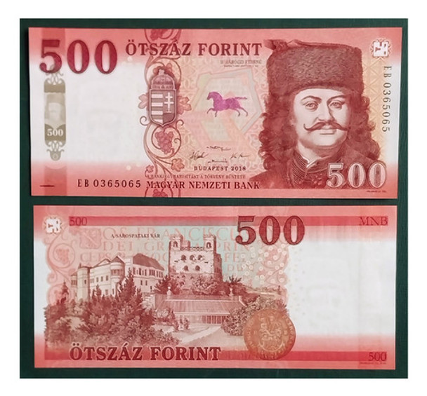Billete Hungria 500 Forint. 2018. Sin Circular 0
