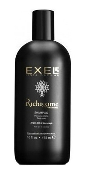 Shampoo Exel Argan Y Maracuya 475 Ml Richissime Profesional 0