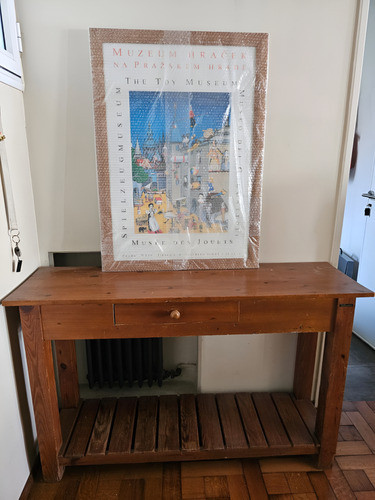 Mueble - Mesa Recibidor Usado De Madera 0