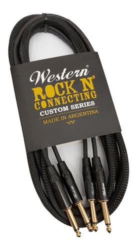 Cable Western Doble Plug Mono A Doble Plug Mono - 3mts 0