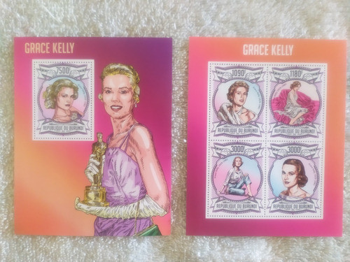 Série E Bloco Selos (cinema) - Grace Kelly 0