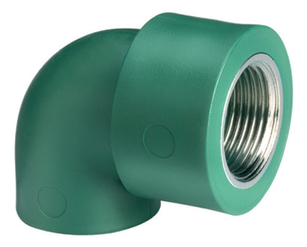 Codo 25 X 3/4 Rosca Hembra Fusion Verde Tubofusion Caja X40u 0