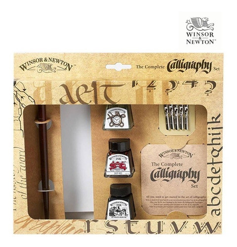 Estojo De Caligrafia Winsor & Newton 10 Peças 0