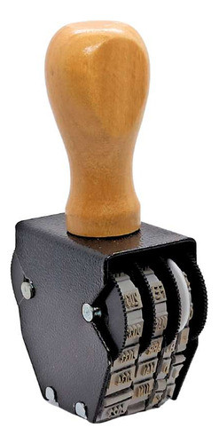 Carimbo Datador Duplo Sobreposto 03mm Validade E Fabricação 0