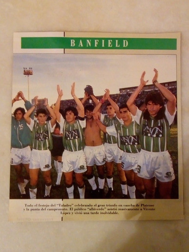 Recorte Banfield De Jugadores Varios 0