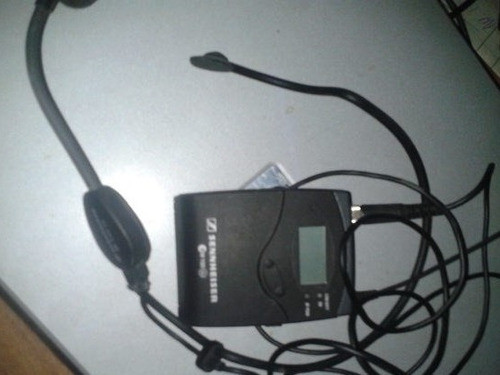 Microfono, Vincha Inalambrica,  Sennheiser, Uhf. Profesional 0