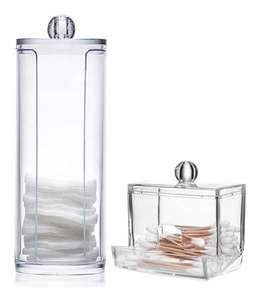 Kit Porta Algodão + Porta Cotonete 0