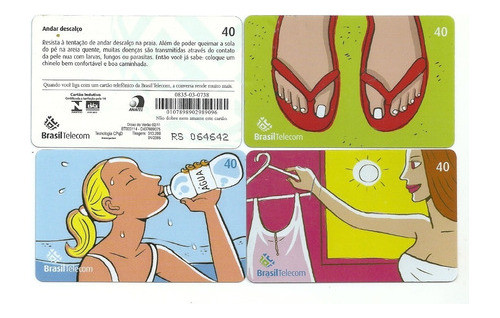 Cartão Telefônico Antigo Brasil Telecom - Verão 2005 - Ab3 0