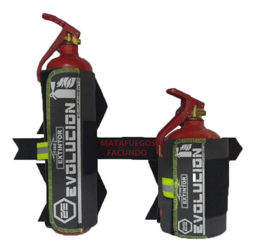 Funda Soporte Matafuego Auto Con Abrojo 0