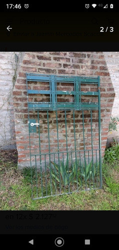 Puerta Reja De Hierro Antigua 0