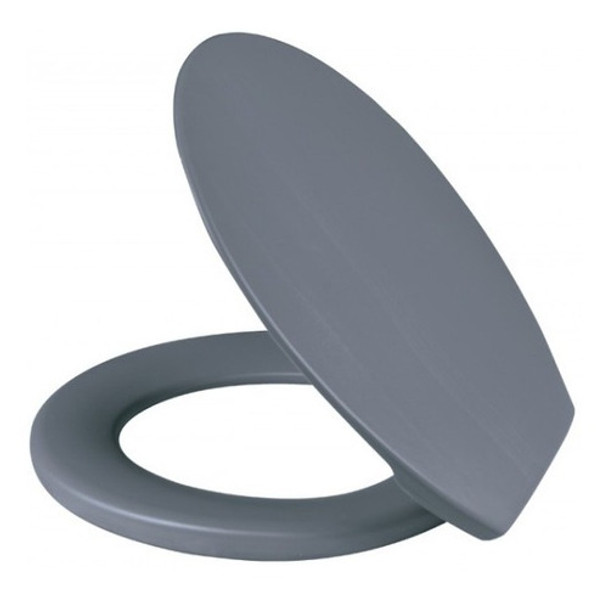 Asiento P/inodoro Acolchada Gris Obscuro Duda Fc 0