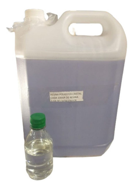Resina Poliester Cristal 10 Kilos + Catalizador. 0