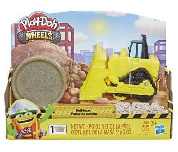 Kit 2 Play Doh Wheels Mini Veículos Trator Hasbro 0