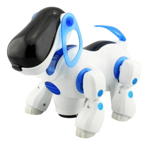 Robot Perro Bailarin Juguete Perrito Luces Sonido 0