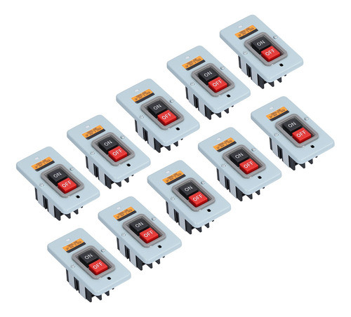 Pressione O Botão 10 Unidades Push Power Control Station 3 P 0