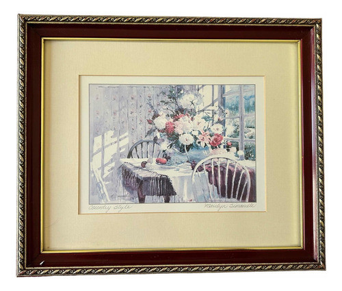 Cuadro De Marilyn Simandle Impreso Firma Original Del Autor 0