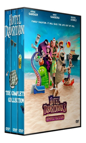 Hotel Transylvania DVD Collection: 1, 2, & 3 (Latino/English Audio