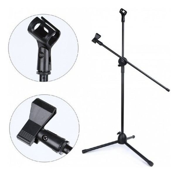 Pie De Micrófono Doble (pipeta + Pinza) Tipo Jirafa 0